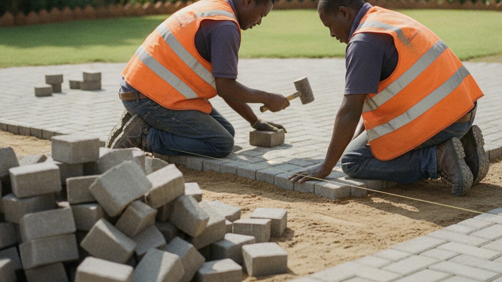 Durbanville, -33.841590, 18.651790Paving